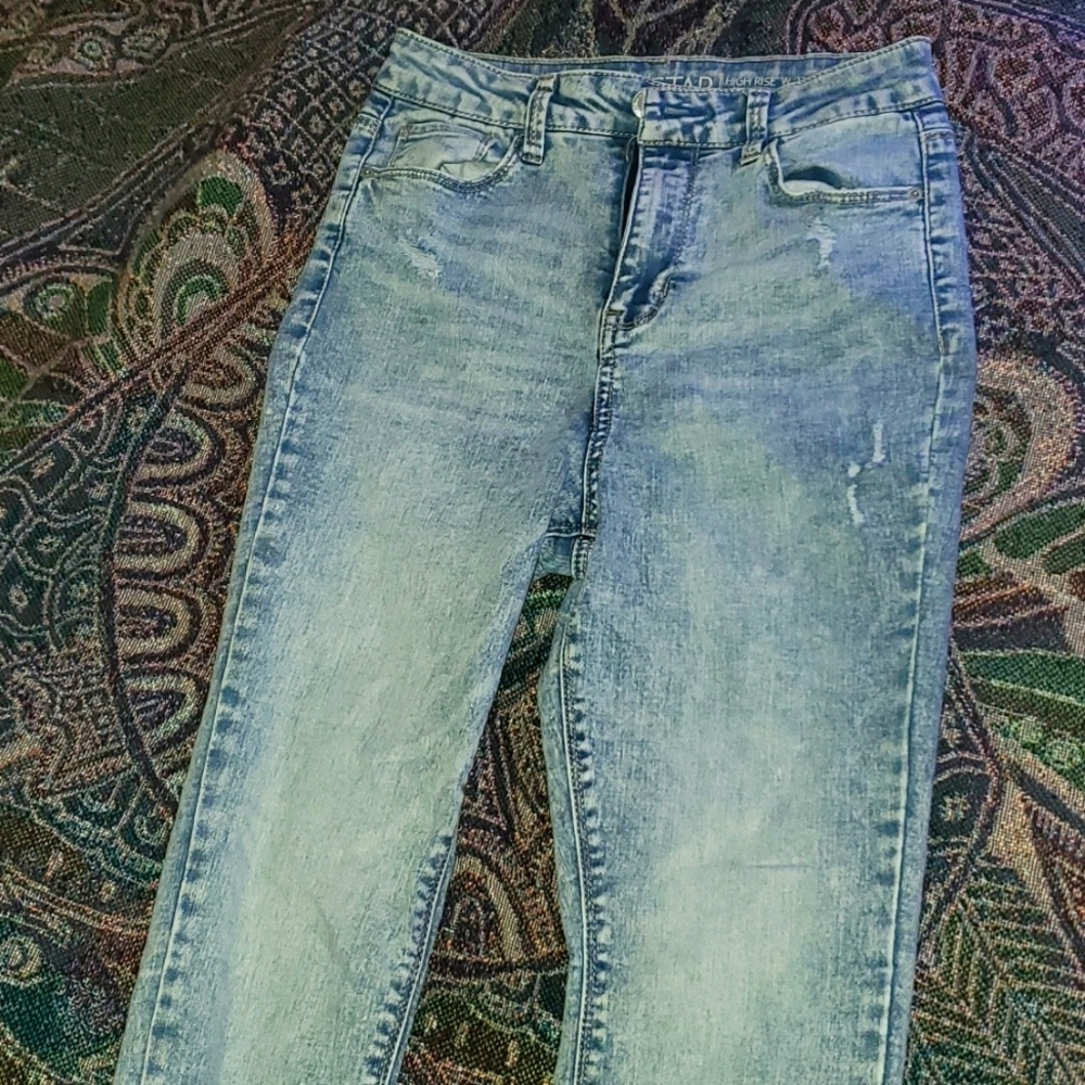 Vanilla Star high rise bleached skinny jeans